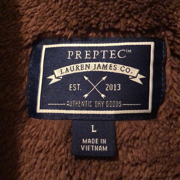 NWT Lauren James Co. Linden Sherpa Pullover in Chocolate Brown size Large. - Picture 7 of 9